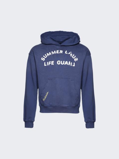 NAHMIAS Life Guard Hoodie Worn Navy Fleece