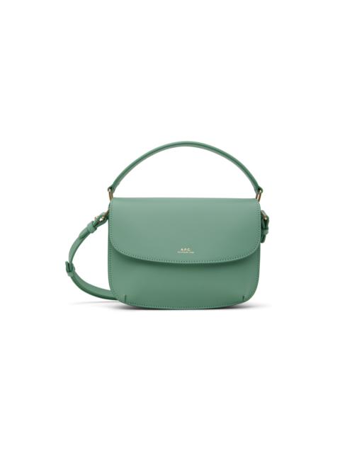 A.P.C. Green Sarah Shoulder Mini Bag