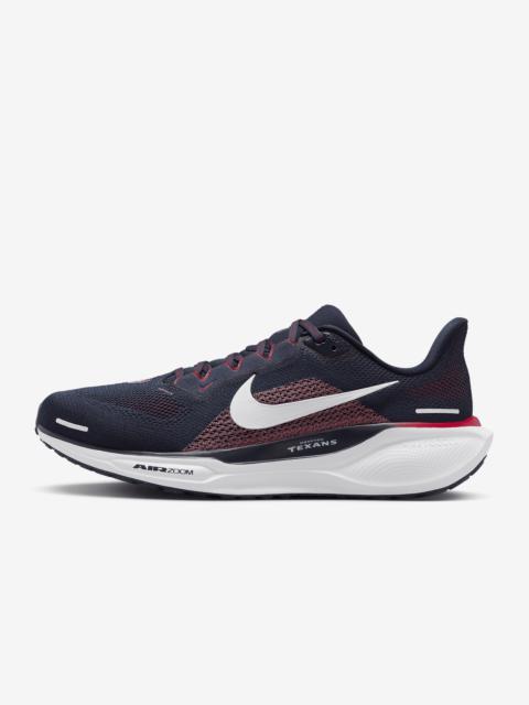Nike Nike Pegasus 41 NFL Houston Texans Men's Road Running Shoes