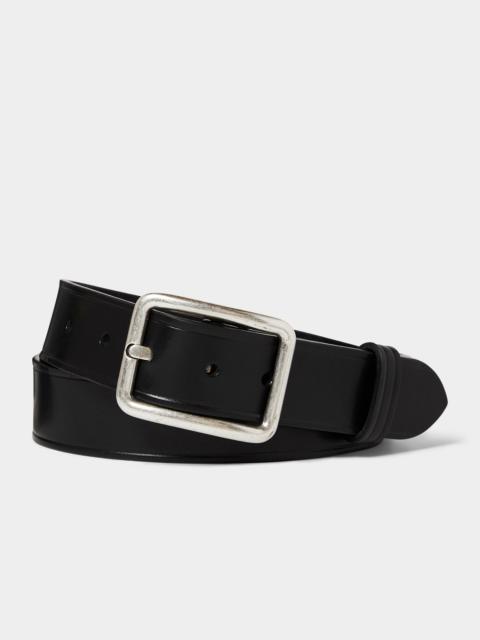 TODD SNYDER Italian Wide Leather Belt