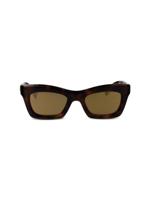 GUCCI logo-lettering sunglasses