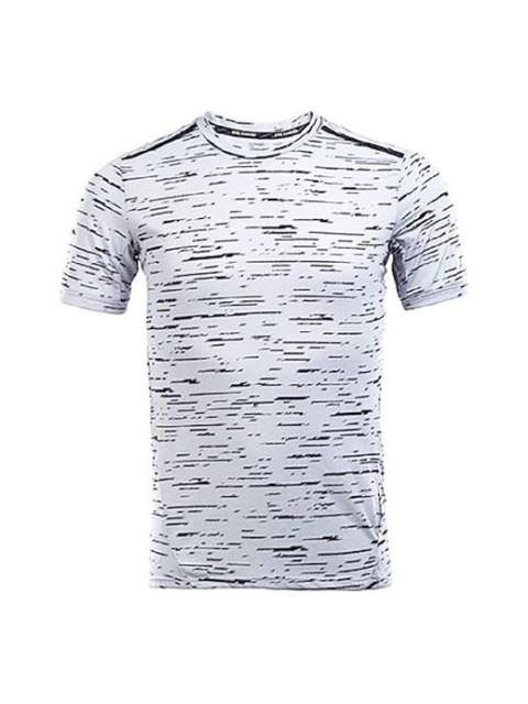 Nike Nike Round Neck Casual Quick Dry Breathable Sports Running Short Sleeve Gray 800809-012