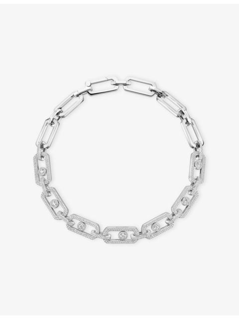 MESSIKA So Move XL Pave 18ct White-Gold And 8.18ct Diamond&nbsp;Necklace