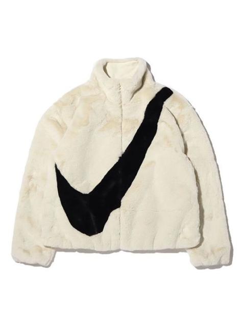 (WMNS) Nike Sportswear Jacket 'Fossil Black' CU6559-238