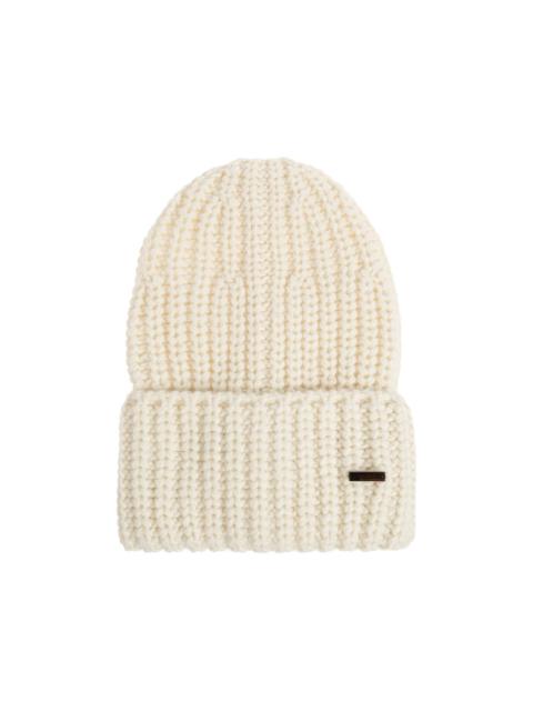 DSQUARED2 logo-plaque beanie hat