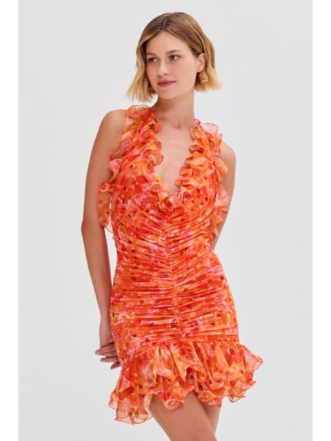 MYOSOTIS PLUNGE MINI DRESS