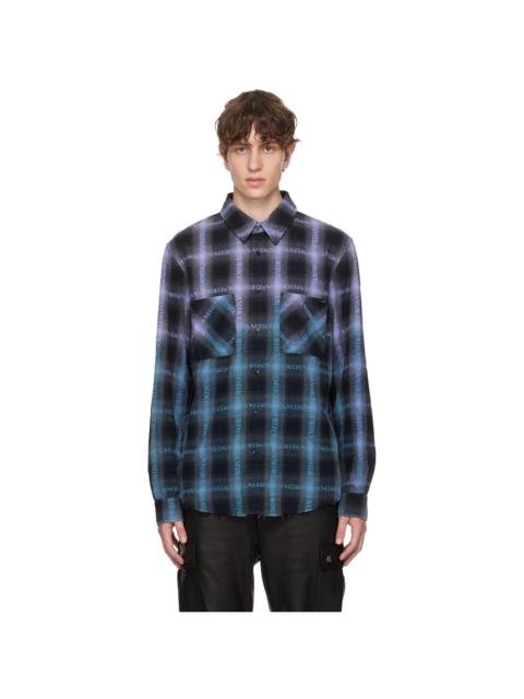 AMIRI Purple Check Shirt