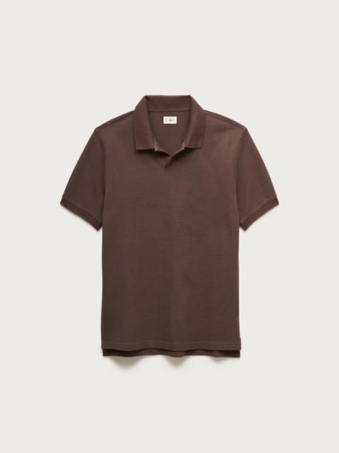 J.CREW Piqué johnny-collar polo shirt