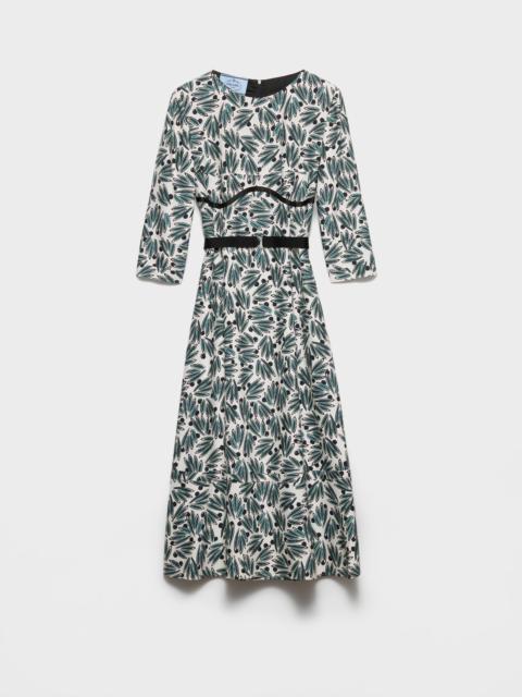 Prada Printed pongé dress