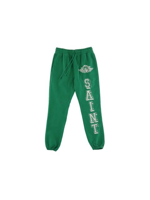 SAINT M×××××× Saint Mxxxxxx Angel Sweatpants Vintage Green