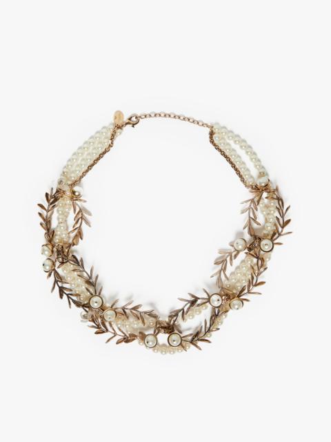Max Mara EIFFEL Resin necklace