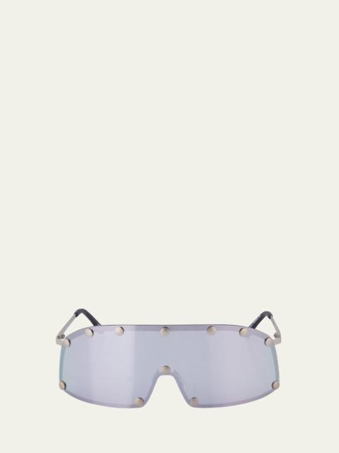 Rick Owens Men's Steel Shield Sunglasses