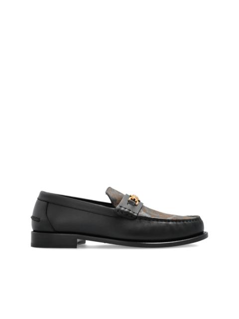 VERSACE Medusa-head leather loafers