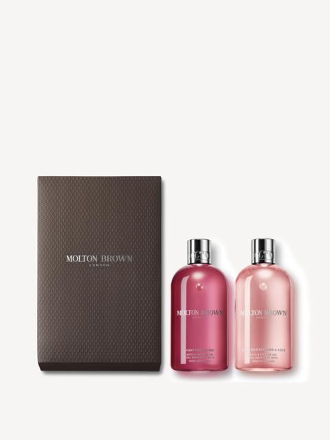 Molton Brown Fiery Pink Pepper & Delicious Rhubarb & Rose Bathing Gift Set