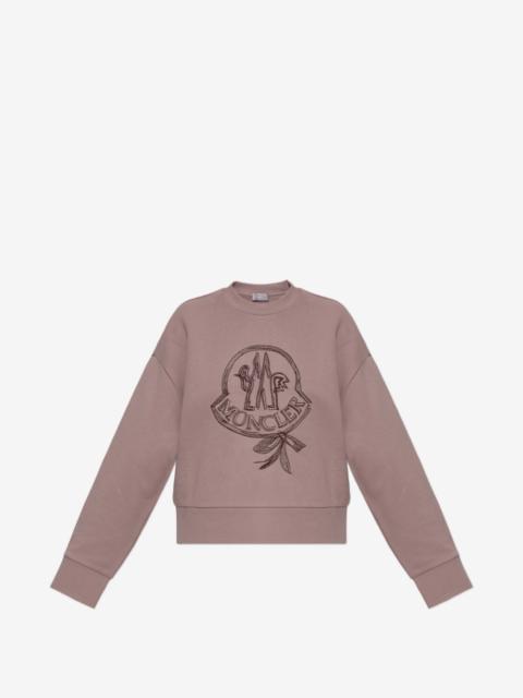 Moncler logo-embroidered sweatshirt