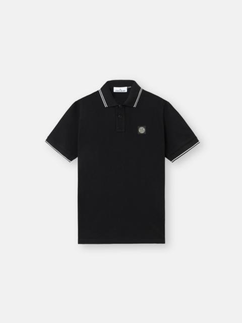 Stone Island 2200010 ORGANIC COTTON PIQUÉ WITH STRETCH