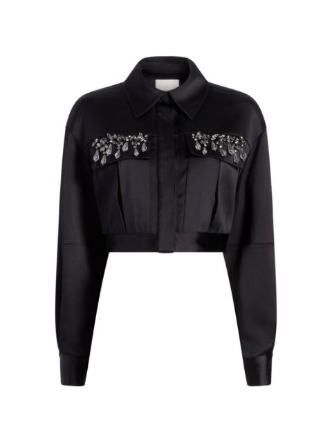 Cinq à Sept gemstone layered damoni jacket