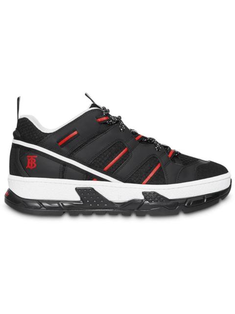 Burberry Burberry Mesh Nubuck Union Black Red