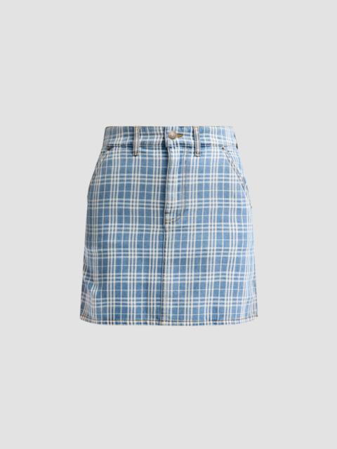Burberry Women's Norcross Denim Mini Skirt - Light Indigo Blue