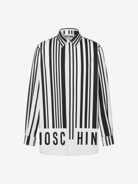 Moschino POPLIN SHIRT BARCODE