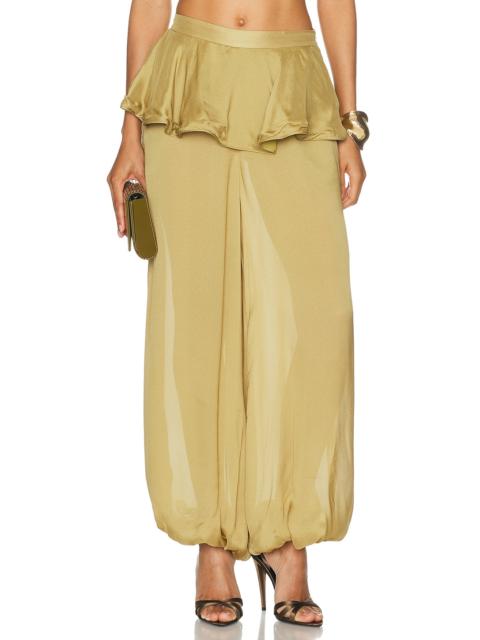 ADRIANA DEGREAS Peplum Pant