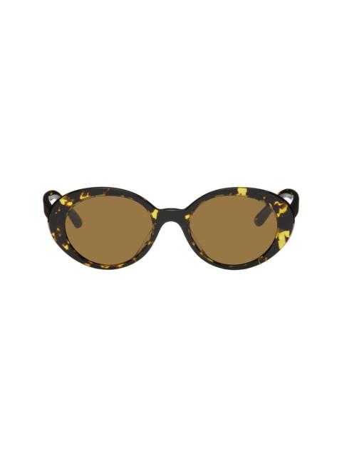 Oliver Peoples Black & Yellow Lumar Sunglasses