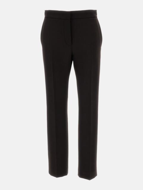 Max Mara Slim trousers in double wool twill