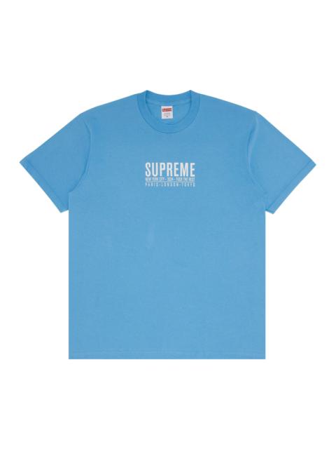 Supreme Paris Tee 'Bright Blue'