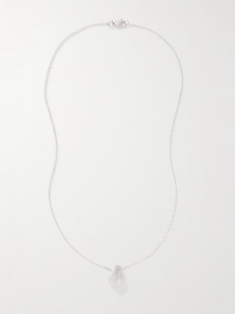 Sophie Buhai Tiny Egg Silver Necklace