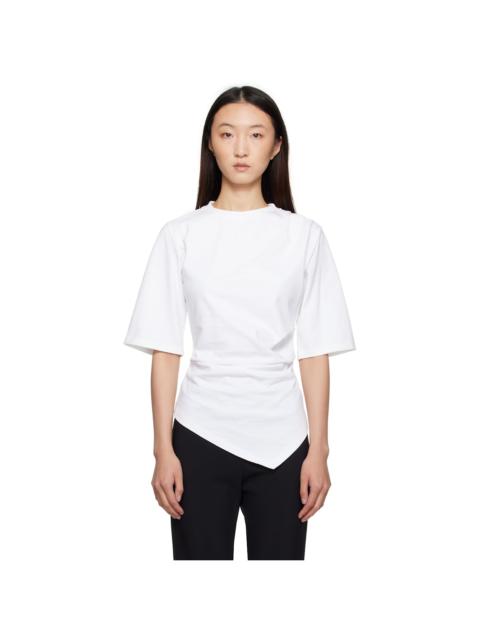 RÓHE White Reinvented Twisted T-Shirt