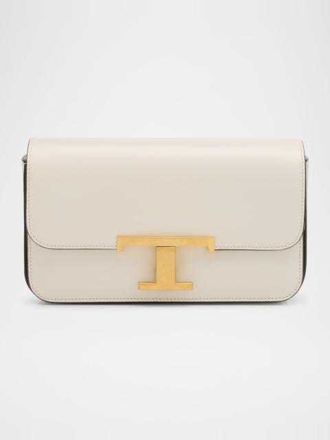 Tod's Micro Flap Leather Crossbody Bag