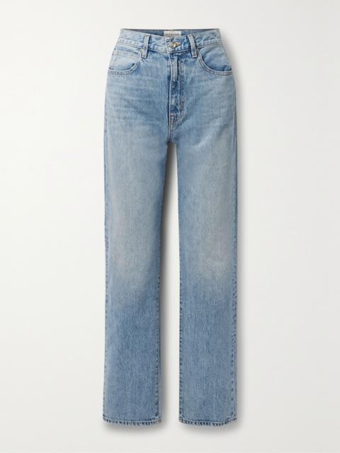 SLVRLAKE + NET SUSTAIN London high-rise straight-leg organic jeans Mid denim