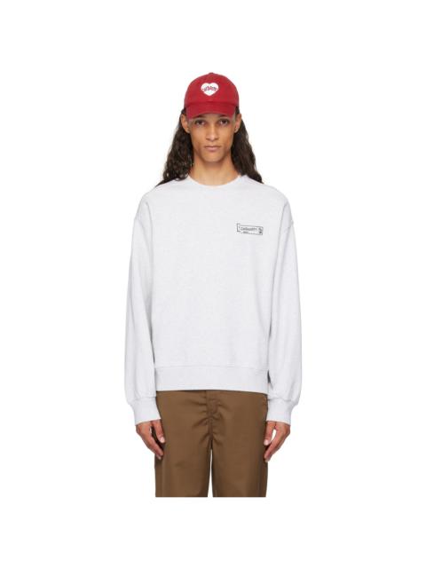 Carhartt Gray Stamp Sweatshirt