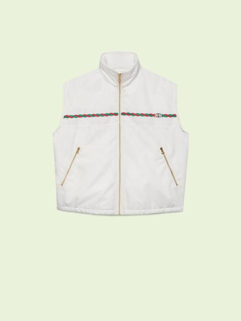 GUCCI Nylon vest with Interlocking G