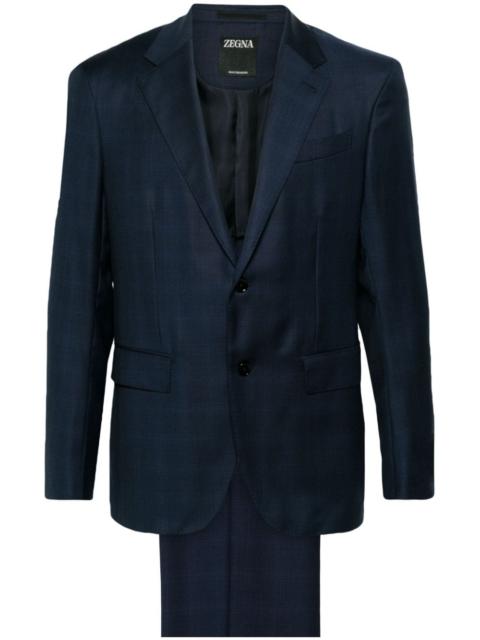 ZEGNA checked single-breasted suit