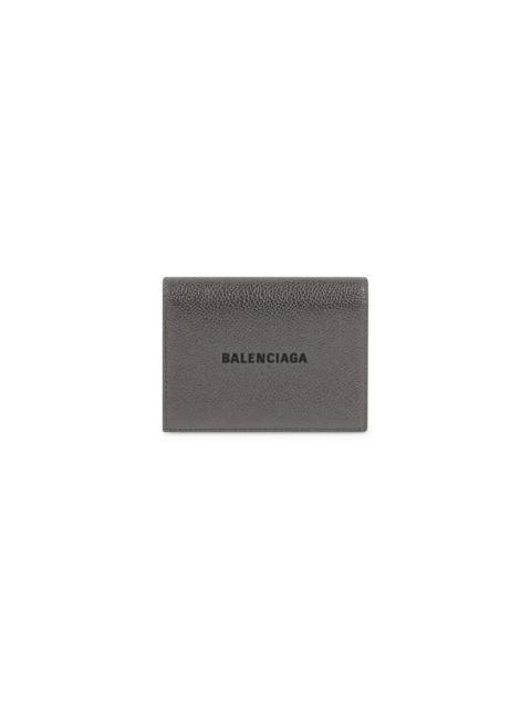 BALENCIAGA Men's Cash Bifolded Card Holder in Graphite/black