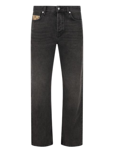 GUCCI logo-details jeans