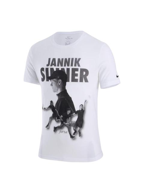 Nike Nike Jannik Sinner Court Dri-FIT Graphic T-Shirt 'White' IZ2726-100