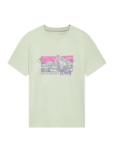 Li-Ning BadFive Graphic Loose Fit T-shirt 'Light Green' AHSS401-6
