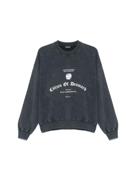 HAN KJØBENHAVN Citizen-print sweatshirt