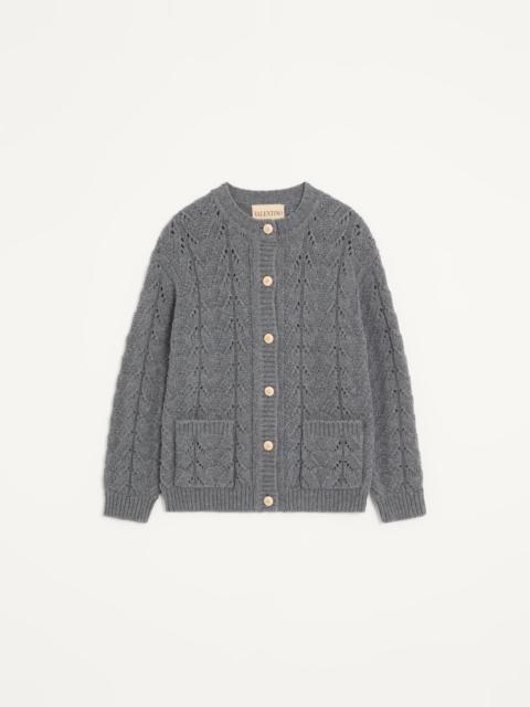 Valentino VALENTINO WOOL AND CASHMERE CARDIGAN