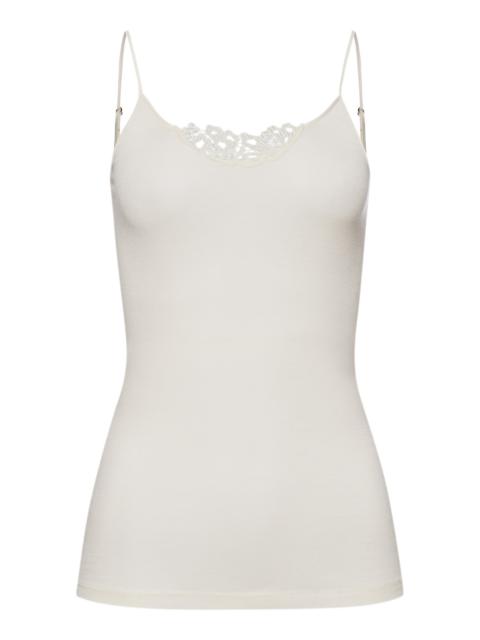 HANRO Woolen Silk W Wool and Silk Embroidered Camisole
