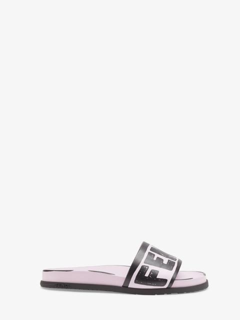 FENDI Fendi Roma Joshua Vides leather Fussbett slides