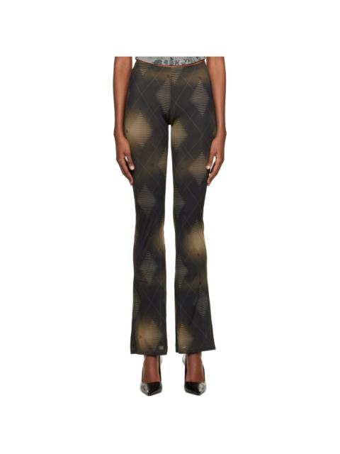MISBHV Brown Argyle Trousers