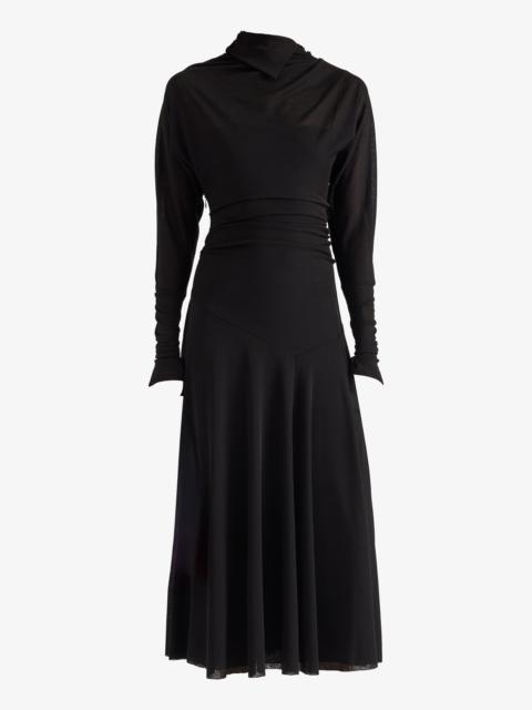 Proenza Schouler Golda Dress in Textured Sheer Jersey