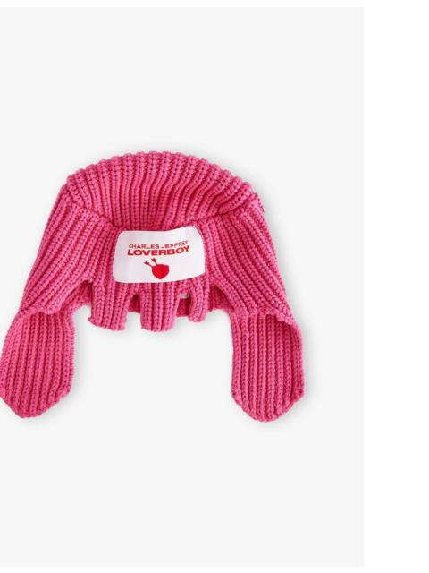 CHARLES JEFFREY LOVERBOY Archer Logo-Patch Knitted Beanie