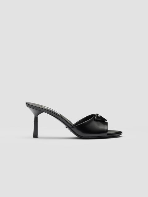 Prada Brushed leather sandals