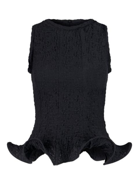 MSGM shirred tank top