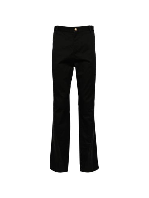VERSACE JEANS COUTURE straight-leg cotton trousers