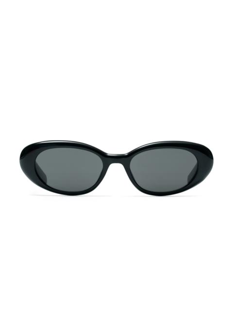 KENDRA SCOTT Oval Herringbone Sunglasses